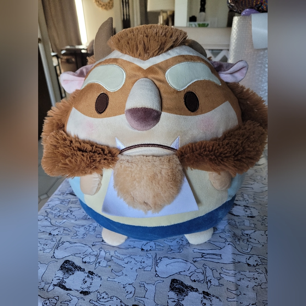Disney ufufy beast plush (10inch)